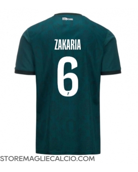 AS Monaco Denis Zakaria #6 Maglia Gara Trasferta Repliche 2024-25 Maniche Corte